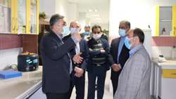 بازدید معاون وزیر و رئیس سازمان غذا و دارو کشور از دانشکده داروسازی دانشگاه 
